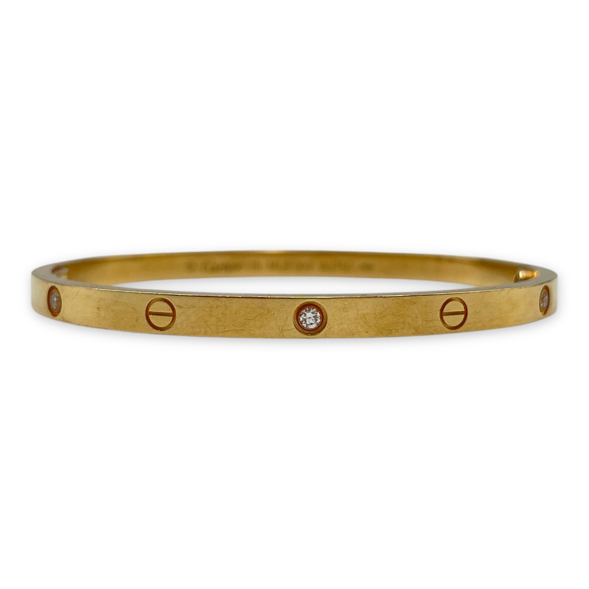 Love Small Model 15 Bracelet in Gold Hardware