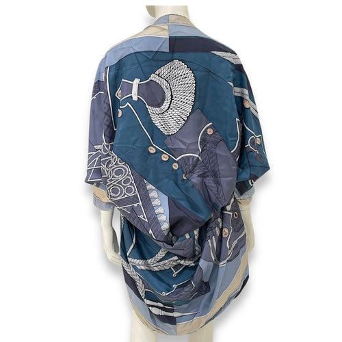 Petit H sPoncho Blue/Gris Others