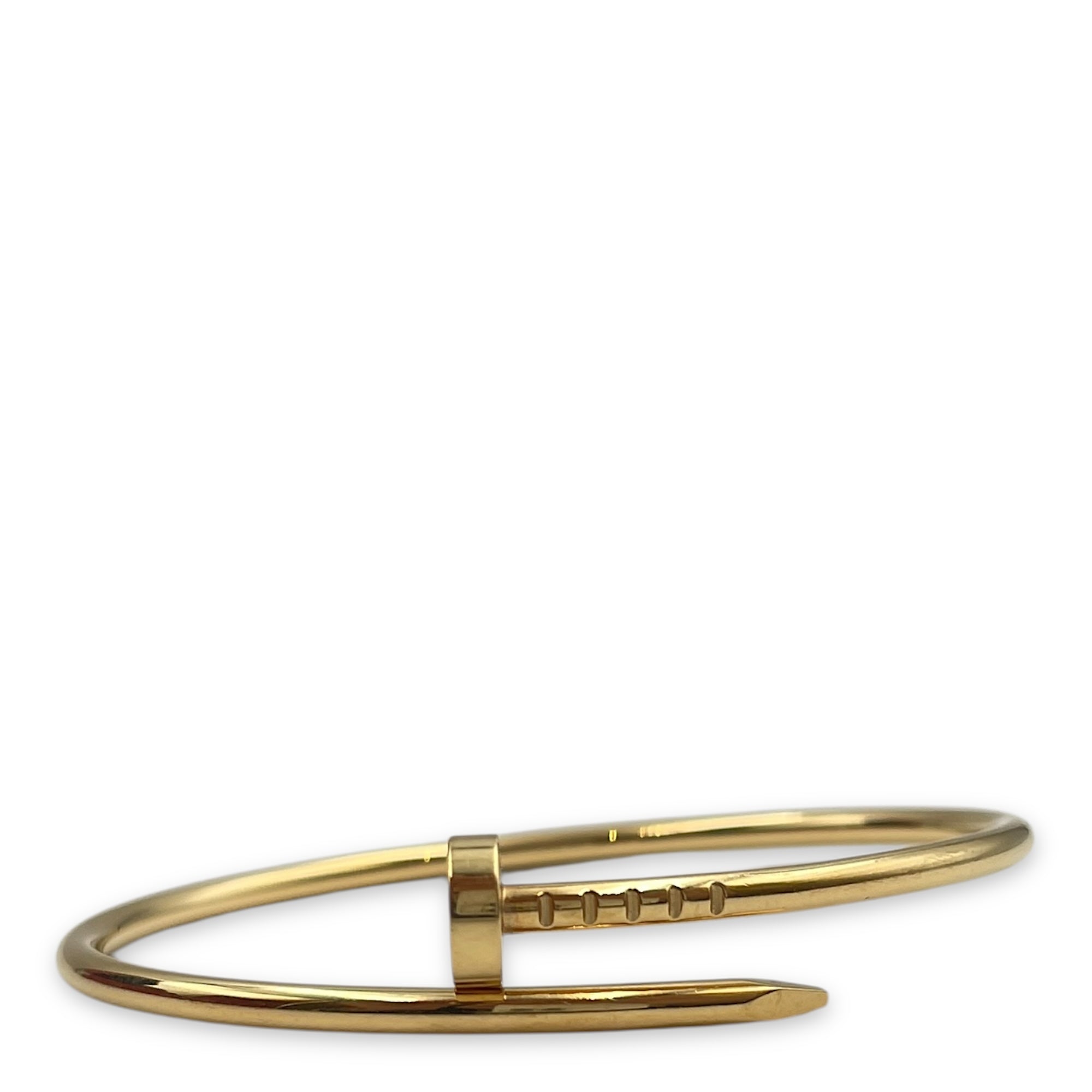 Juste Un Clou 15 Bracelet in Gold Hardware