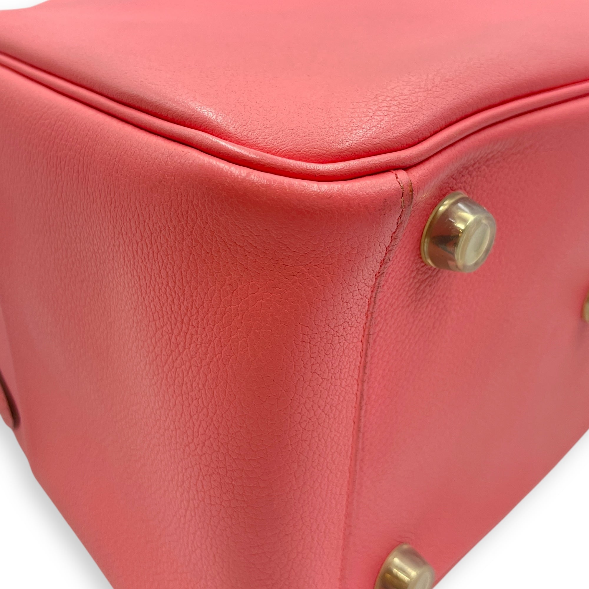 Lindy 26 Rose Azalea in Evercolor, Palladium hardware