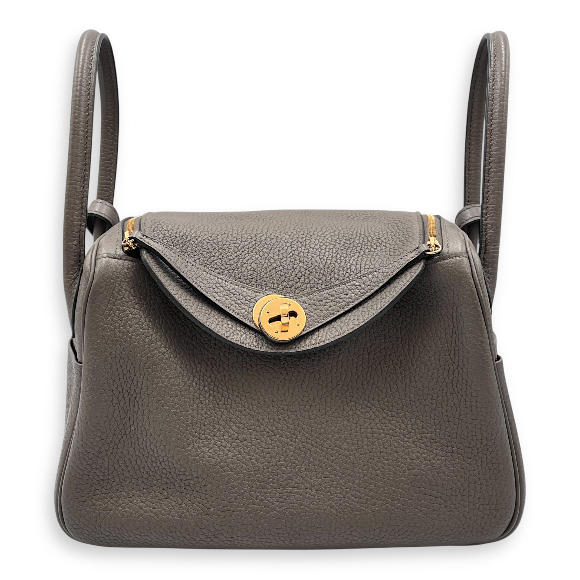 Lindy 26 Etain in Clemence, Gold hardware
