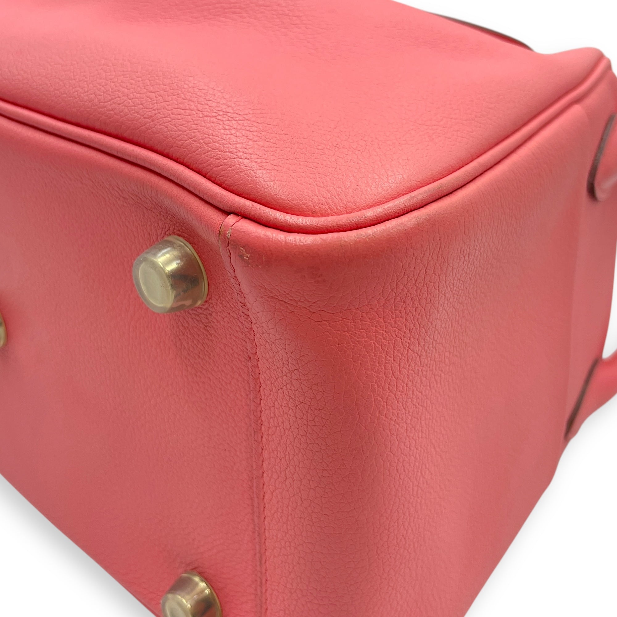 Lindy 26 Rose Azalea in Evercolor, Palladium hardware