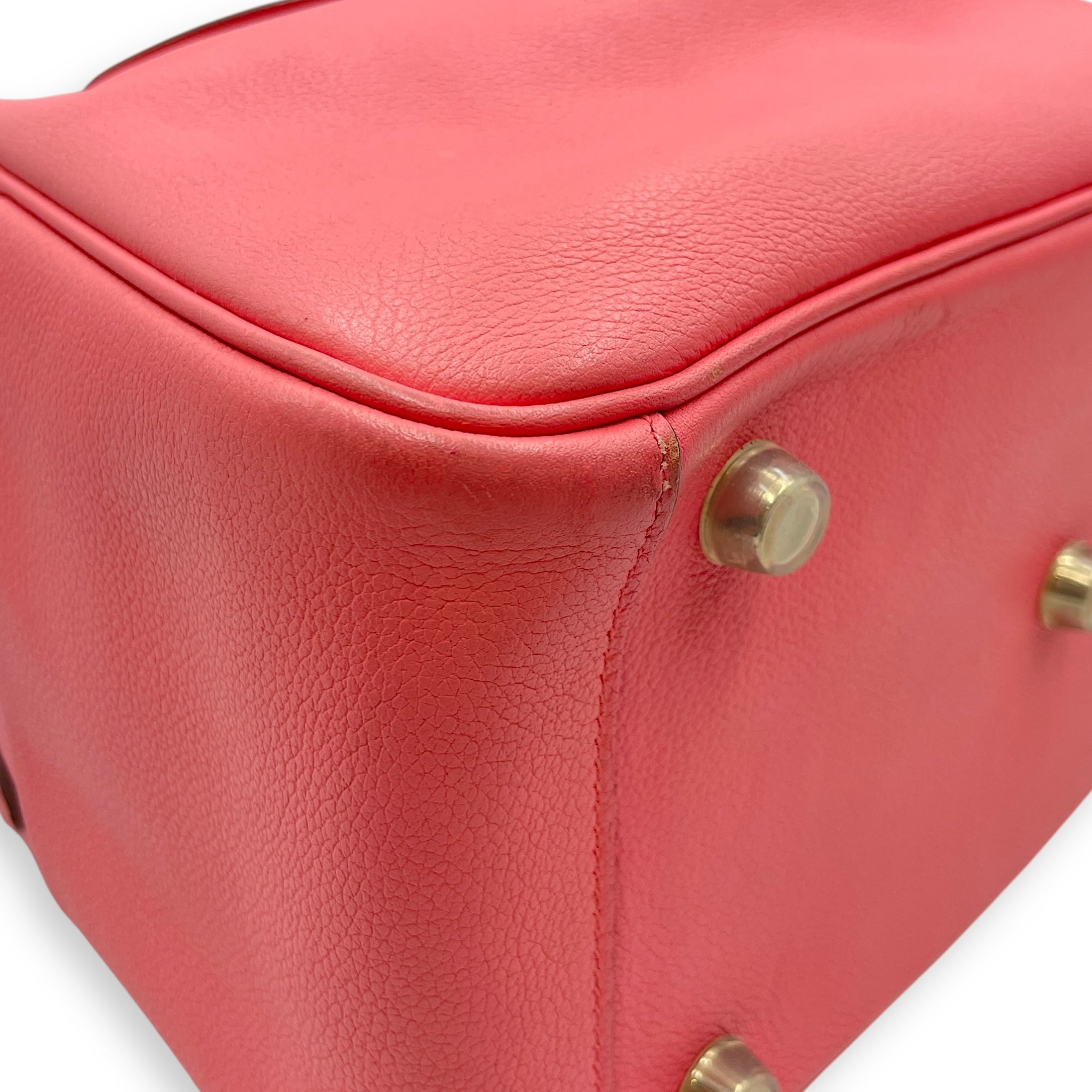 Lindy 26 Rose Azalea in Evercolor, Palladium hardware