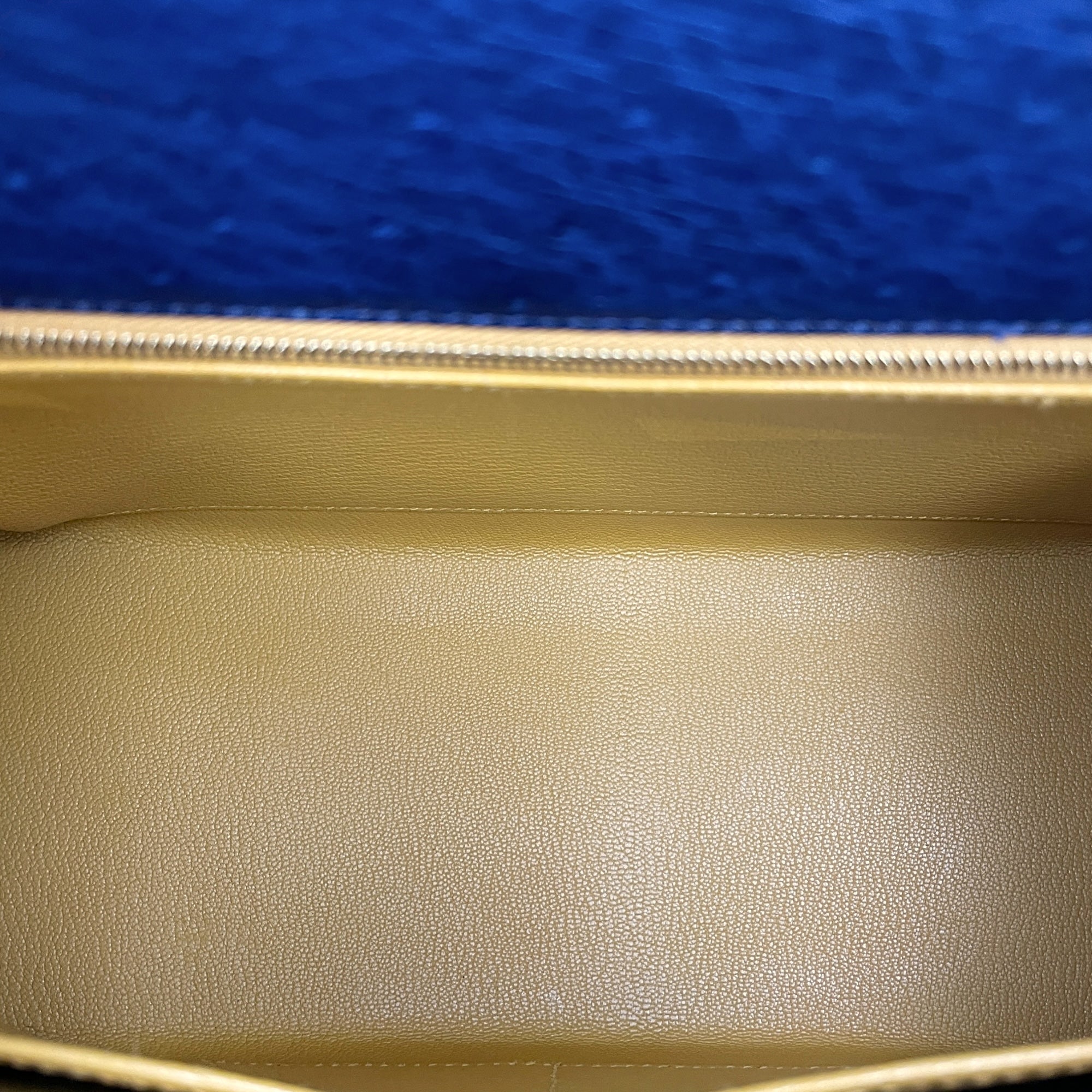 HSS Sellier Kelly 28 Iris/Jaune Ambre in Ostrich Gold hardware CL2508-15149 6