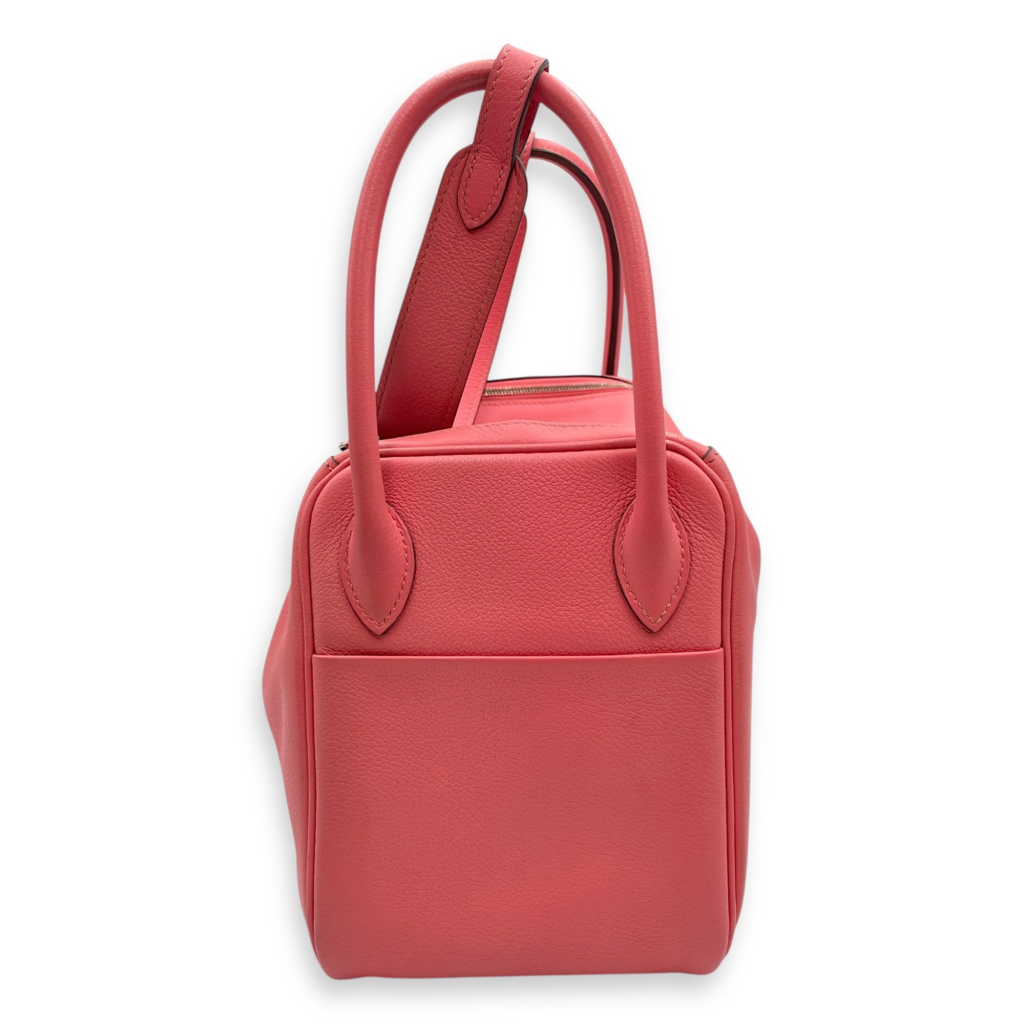 Lindy 26 Rose Azalea in Evercolor, Palladium hardware