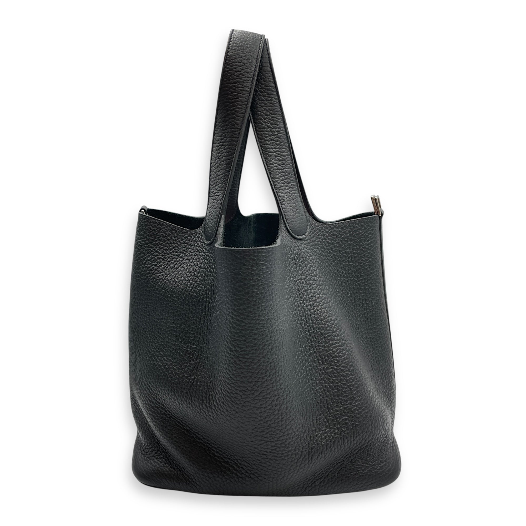 Picotin 22 Black in Clemence, Palladium hardware