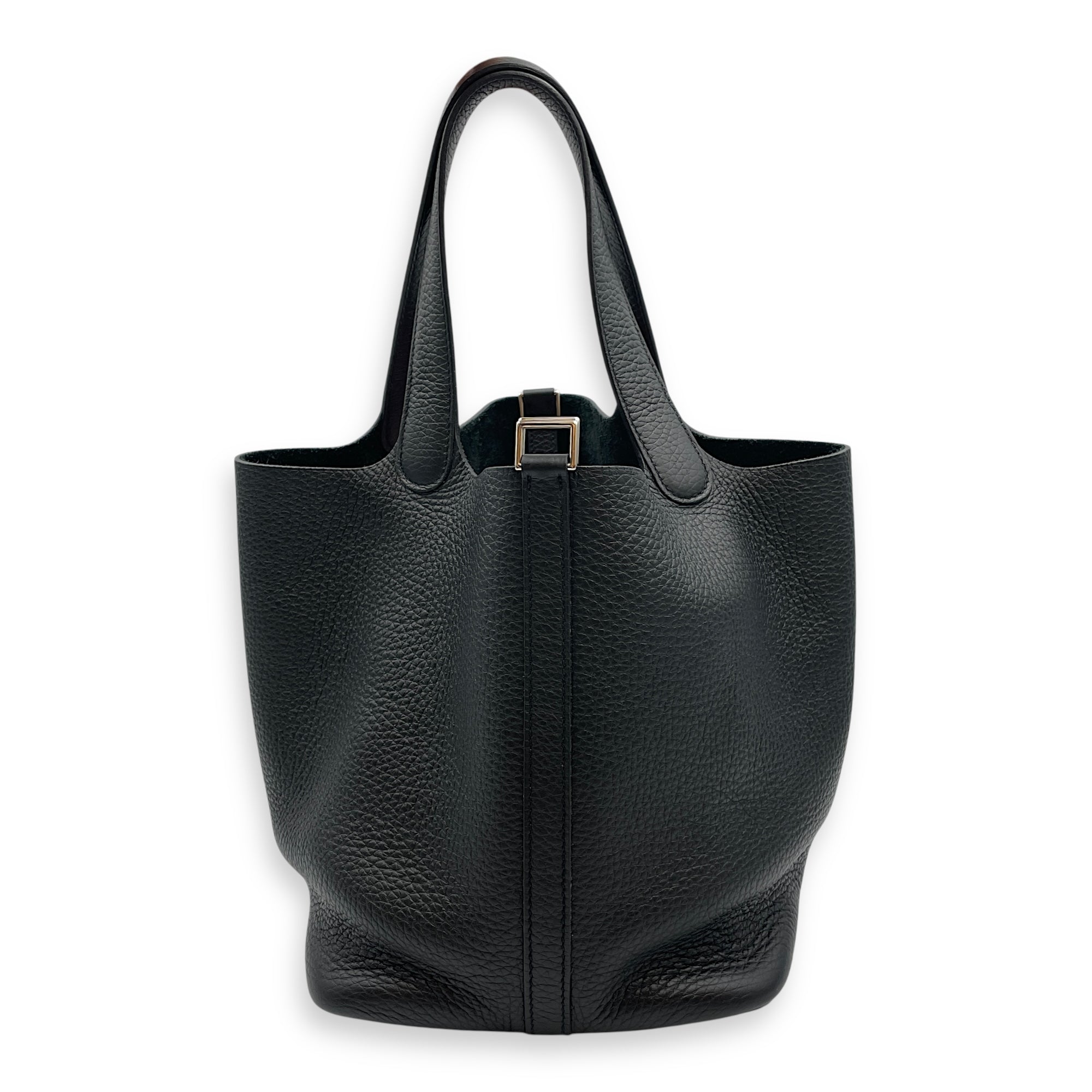 Picotin 22 Black in Clemence, Palladium hardware