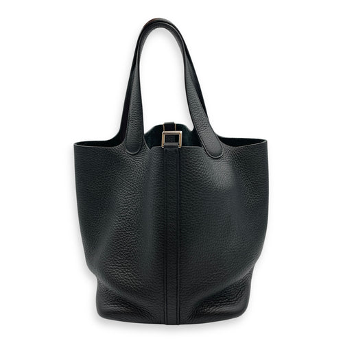 Picotin 22 Black in Clemence, Palladium hardware
