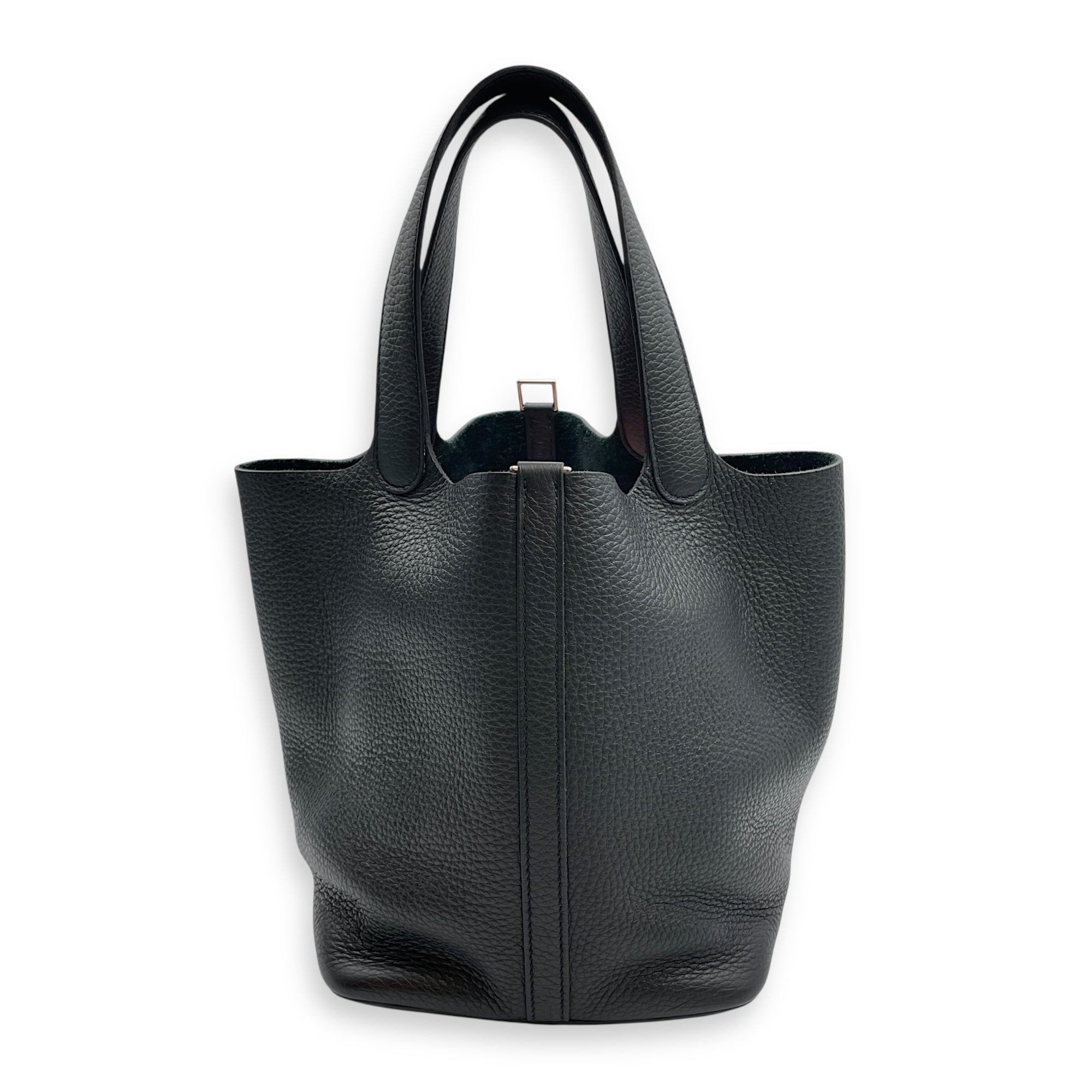Picotin 22 Black in Clemence, Palladium hardware