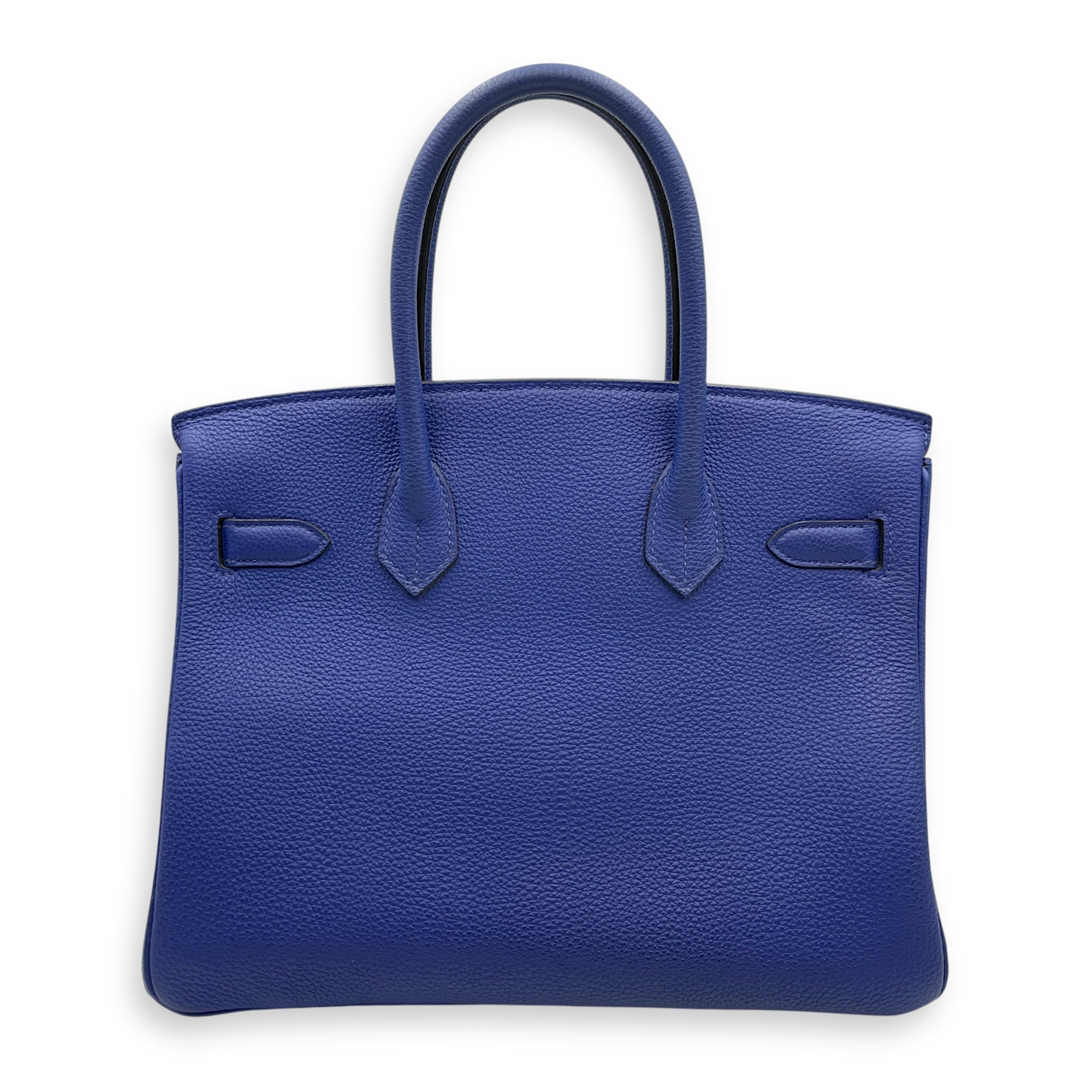 Birkin 30 Blue Electric in Togo, Gold hardware