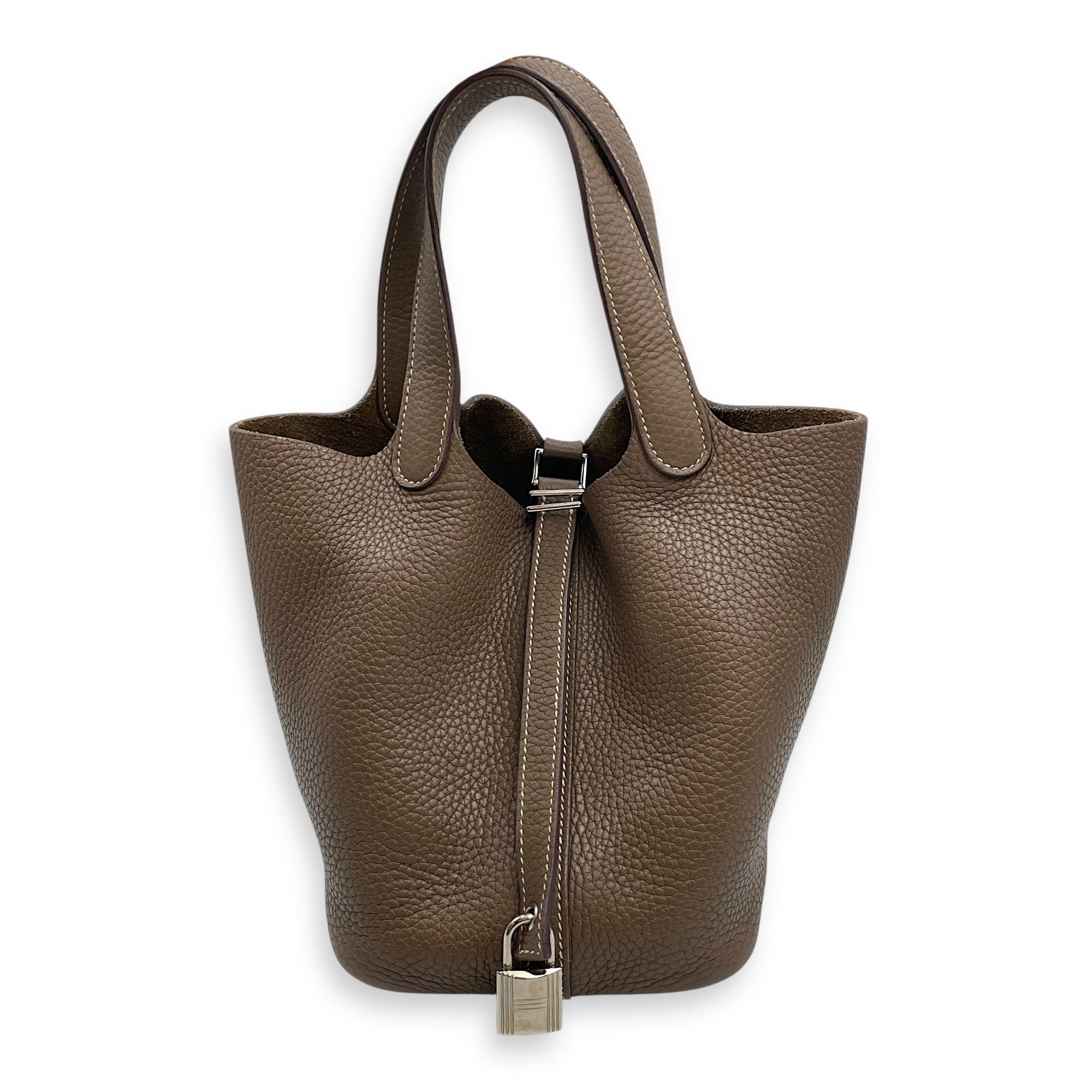 Picotin 18 Etoupe in Clemence, Palladium hardware