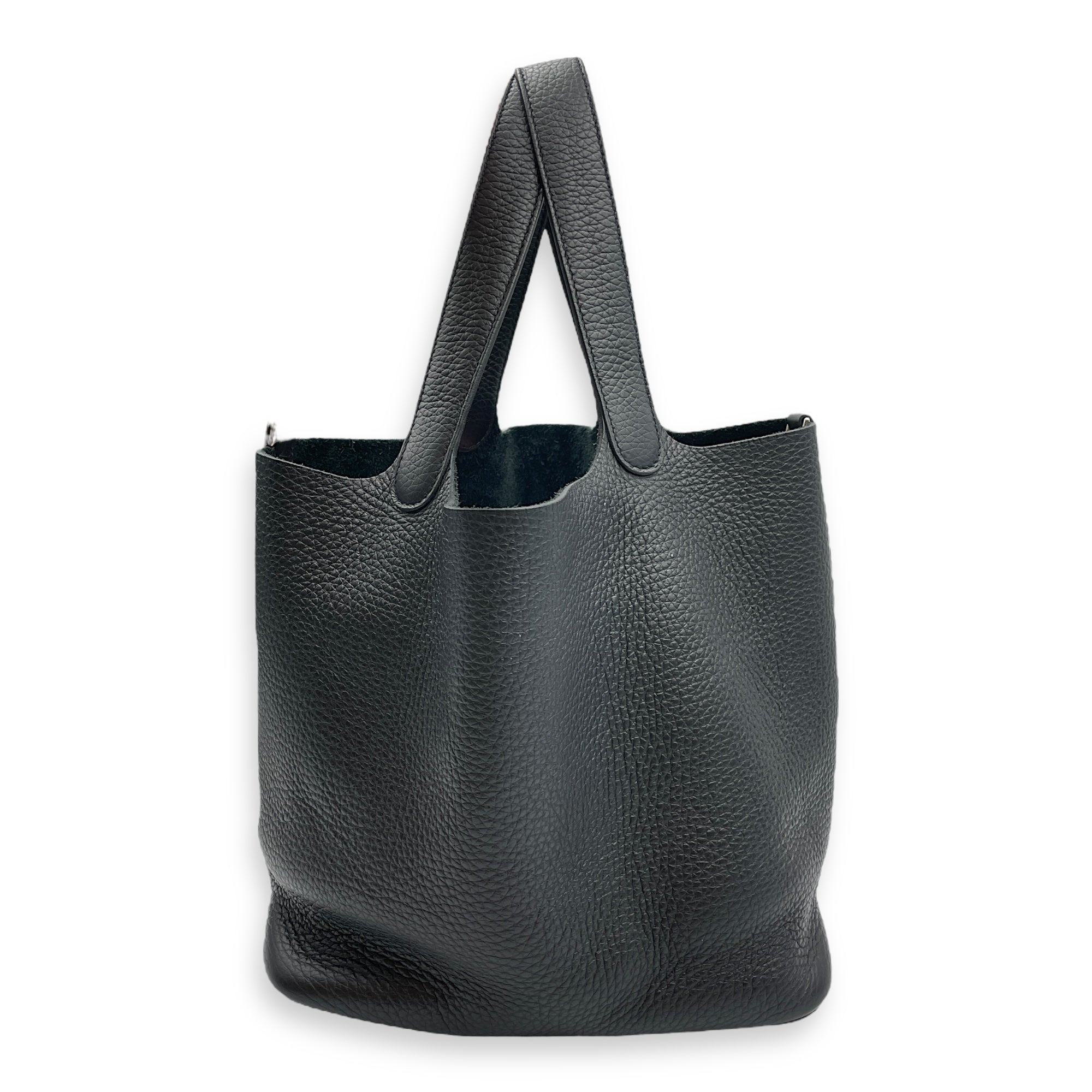 Picotin 22 Black in Clemence, Palladium hardware