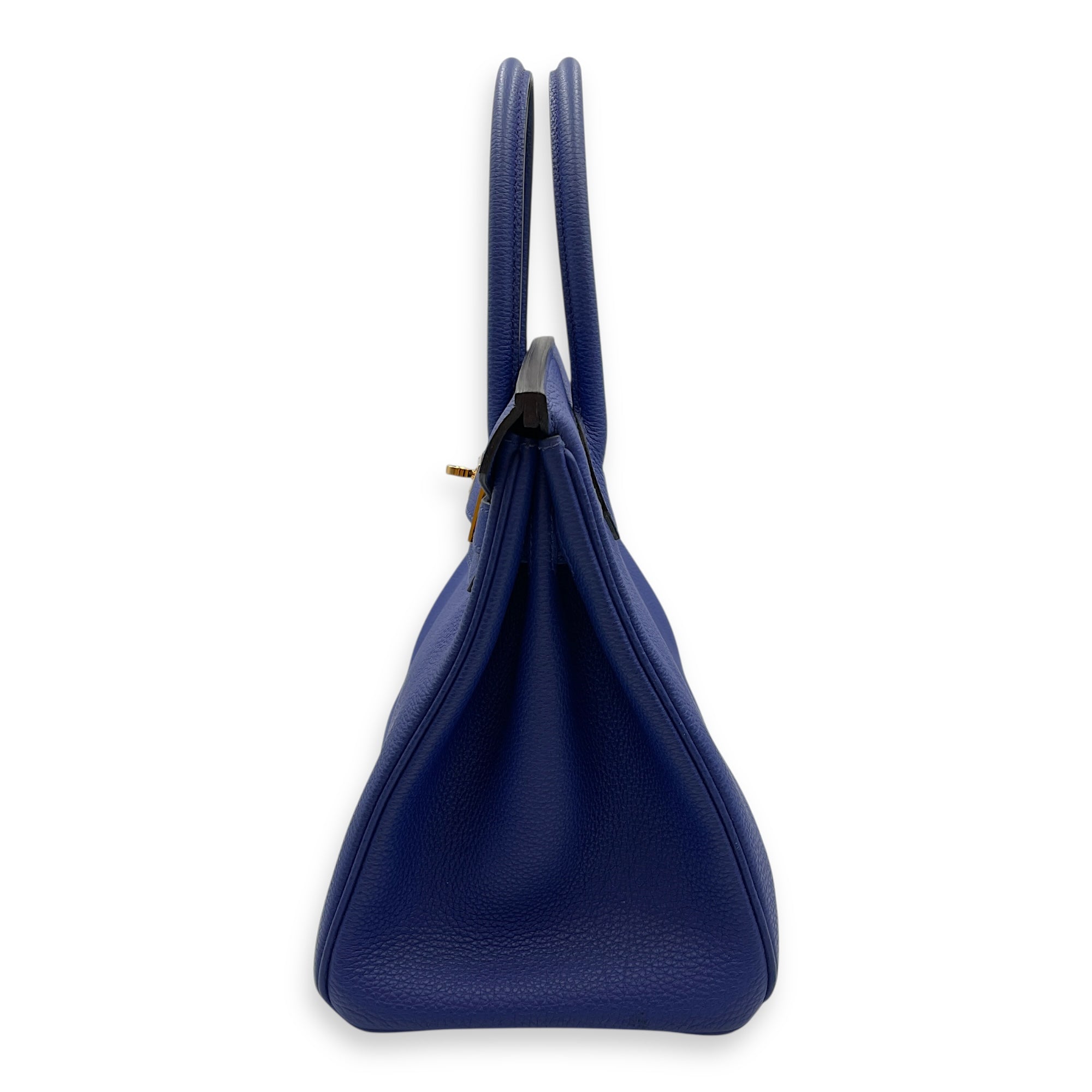 Birkin 30 Blue Electric in Togo, Gold hardware
