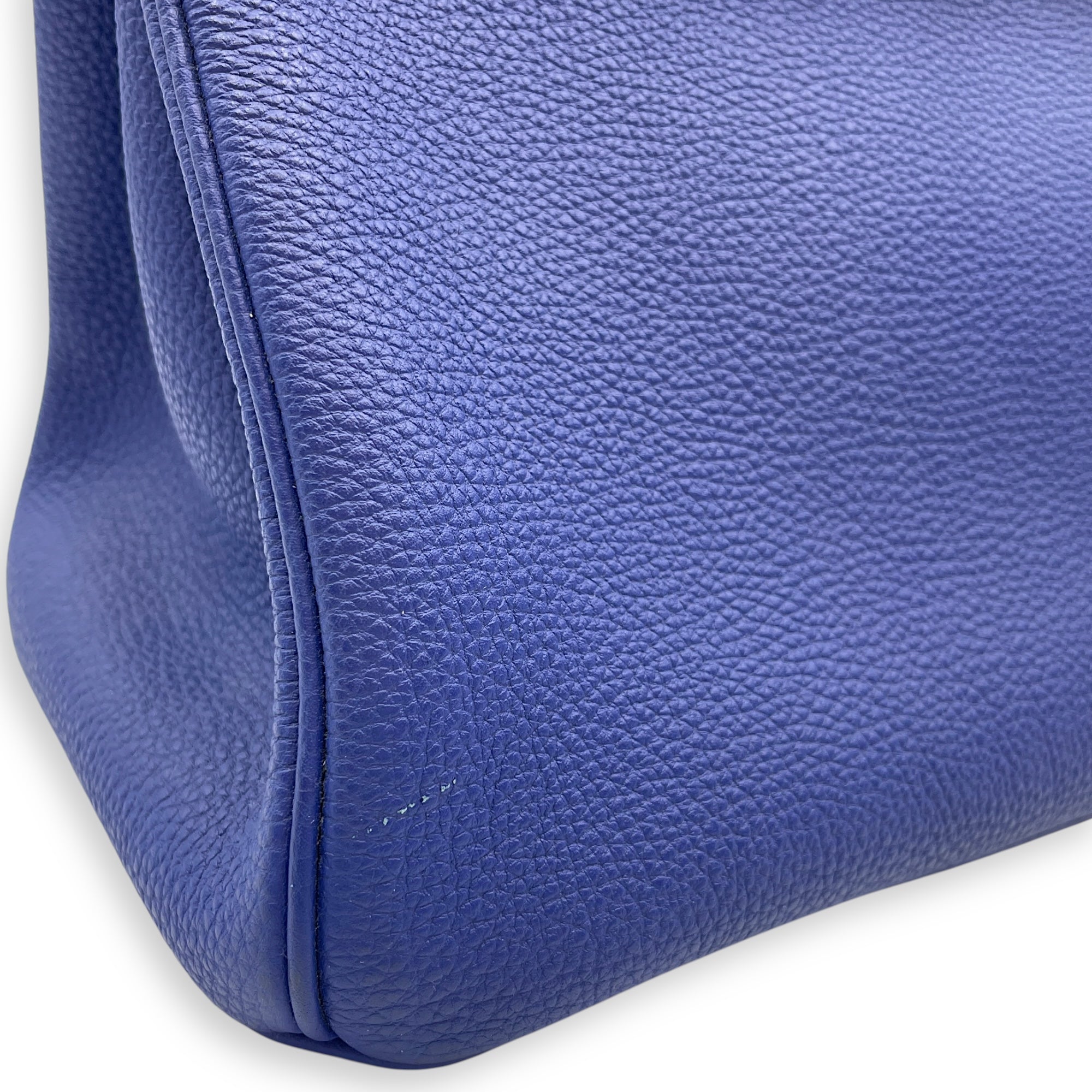 Birkin 30 Blue Electric in Togo, Gold hardware