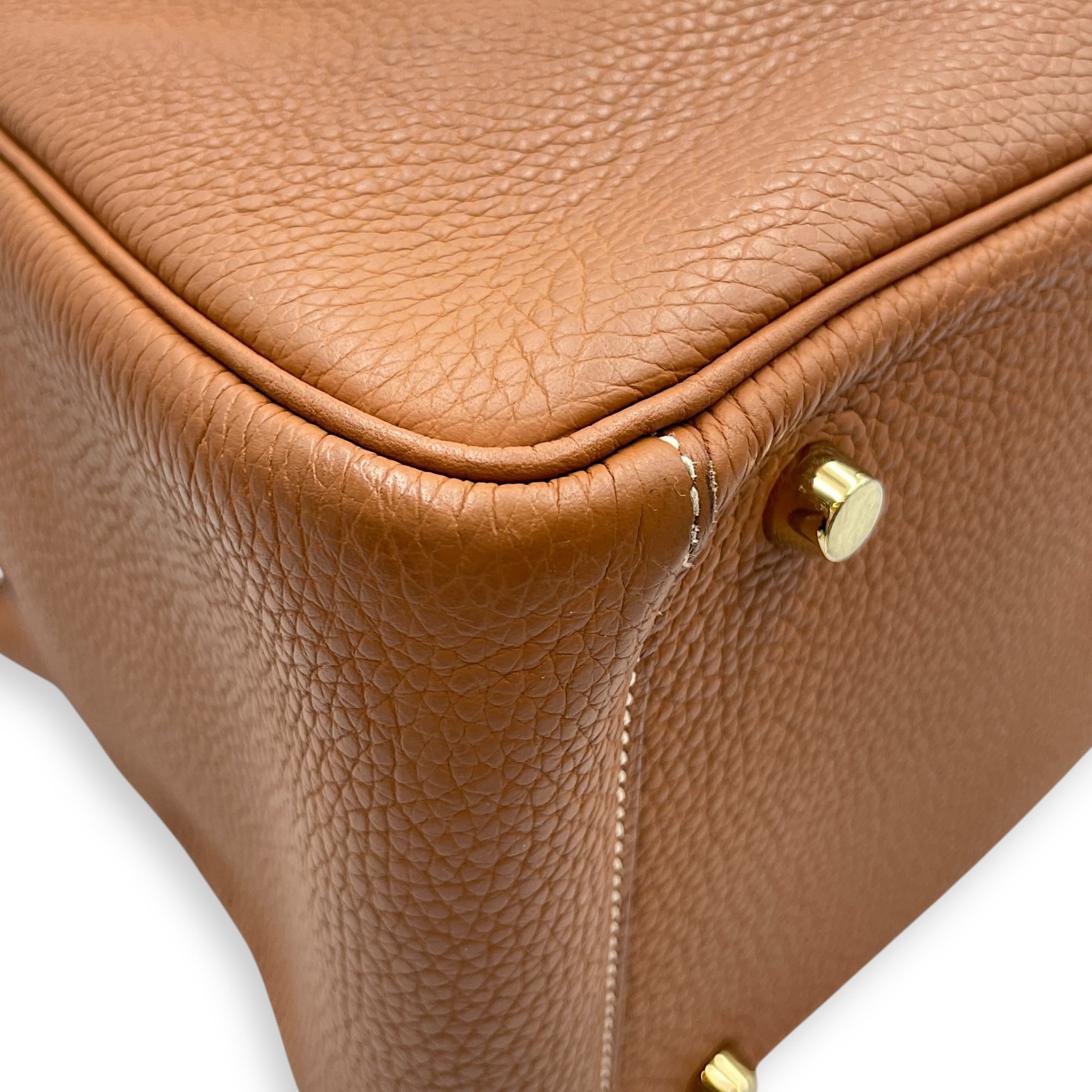 Lindy Verso 30 Rouge tomate in Clemence, Gold hardware