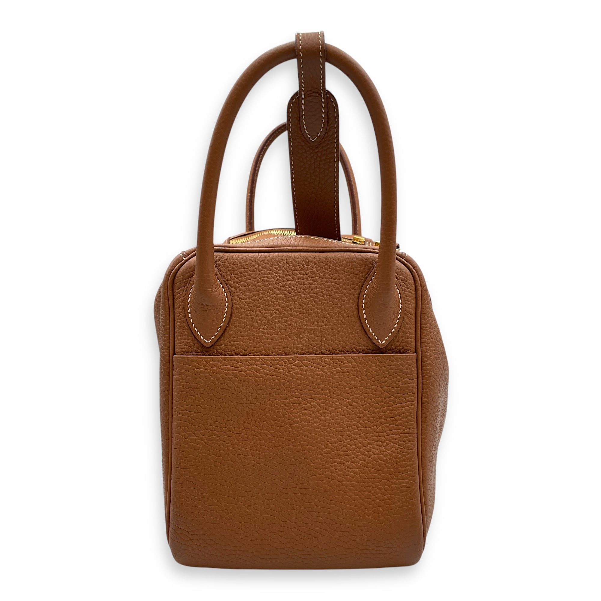 Lindy Verso 30 Rouge tomate in Clemence, Gold hardware