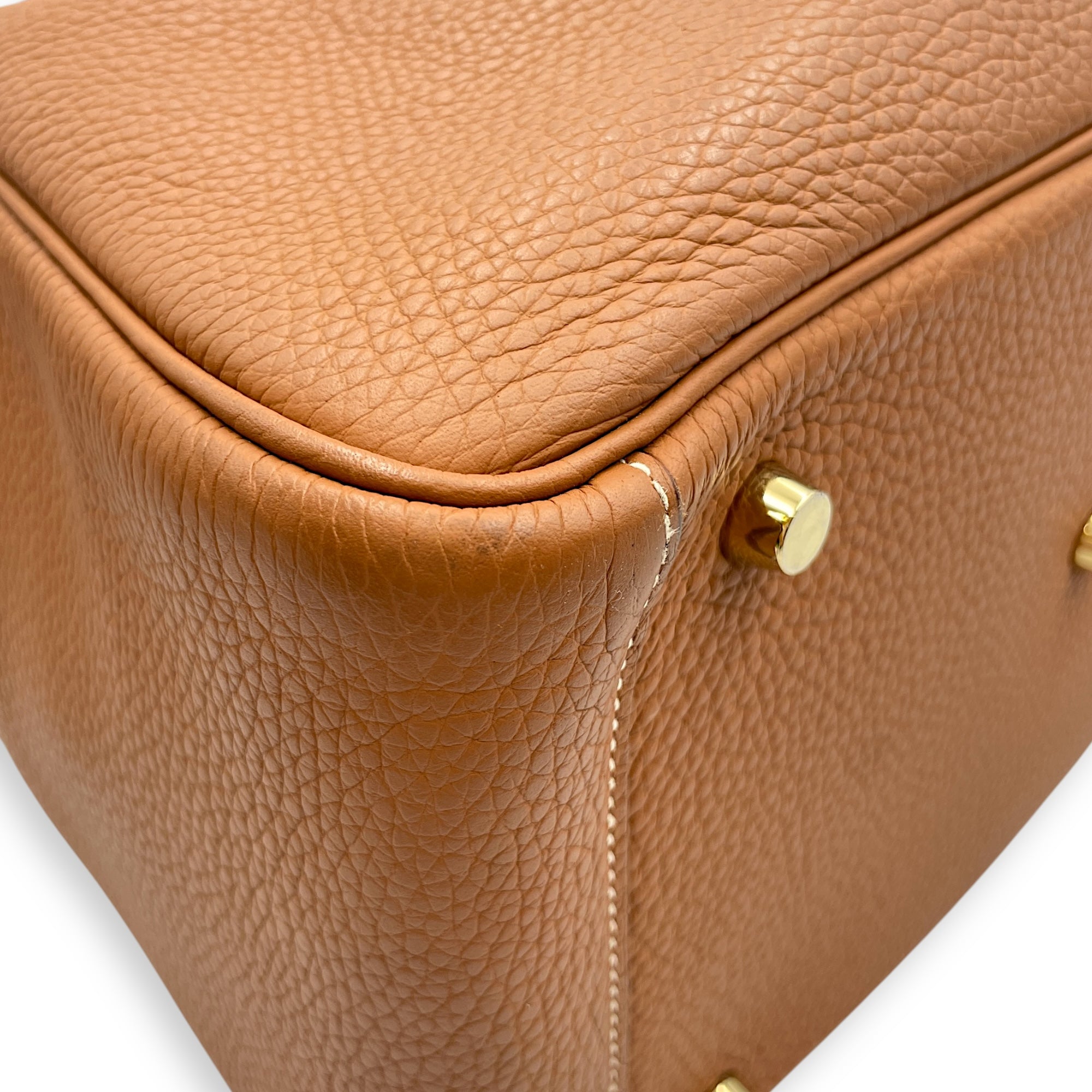 Lindy Verso 30 Rouge tomate in Clemence, Gold hardware