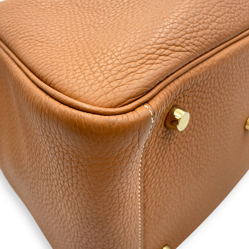 Lindy Verso 30 Rouge tomate in Clemence, Gold hardware