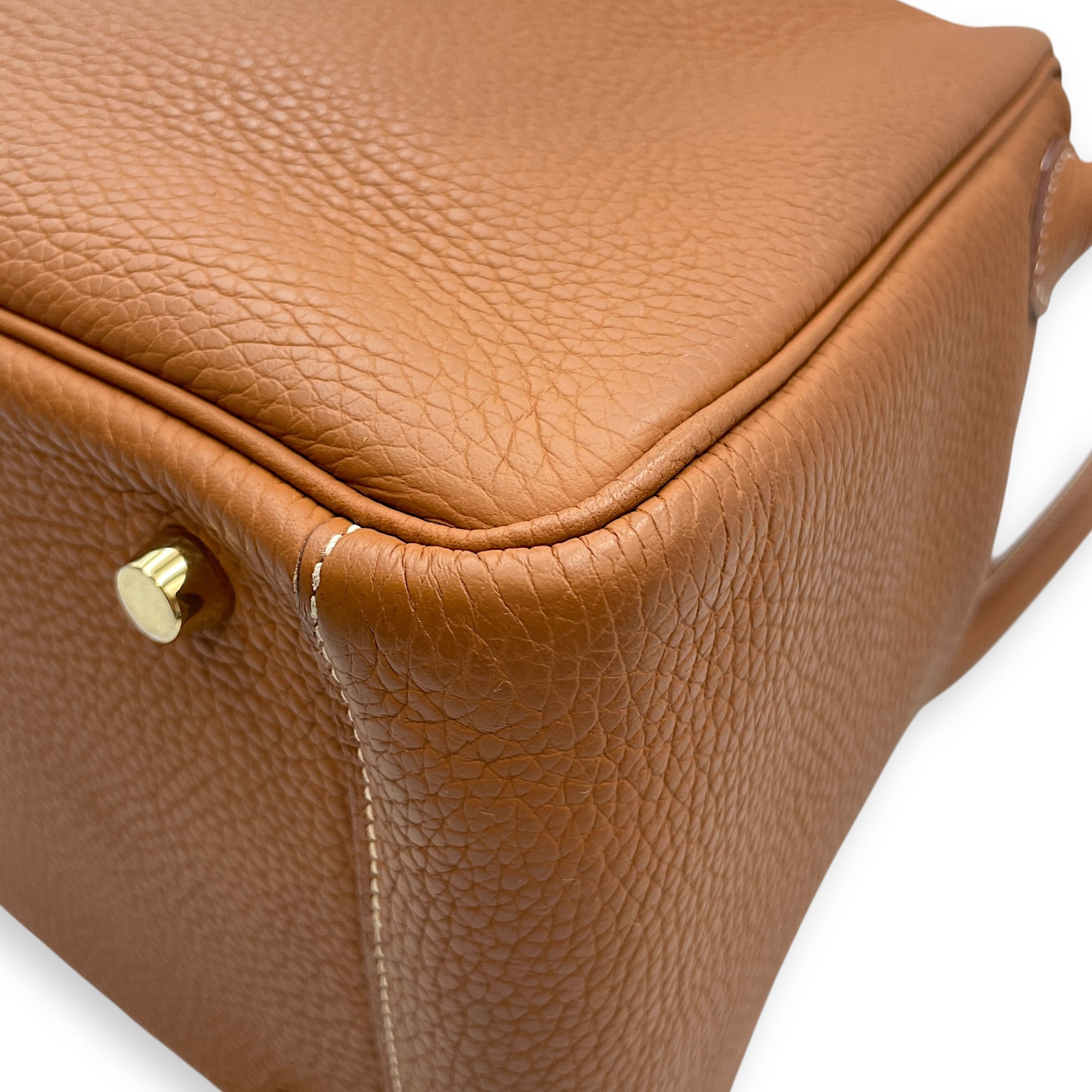 Lindy Verso 30 Rouge tomate in Clemence, Gold hardware