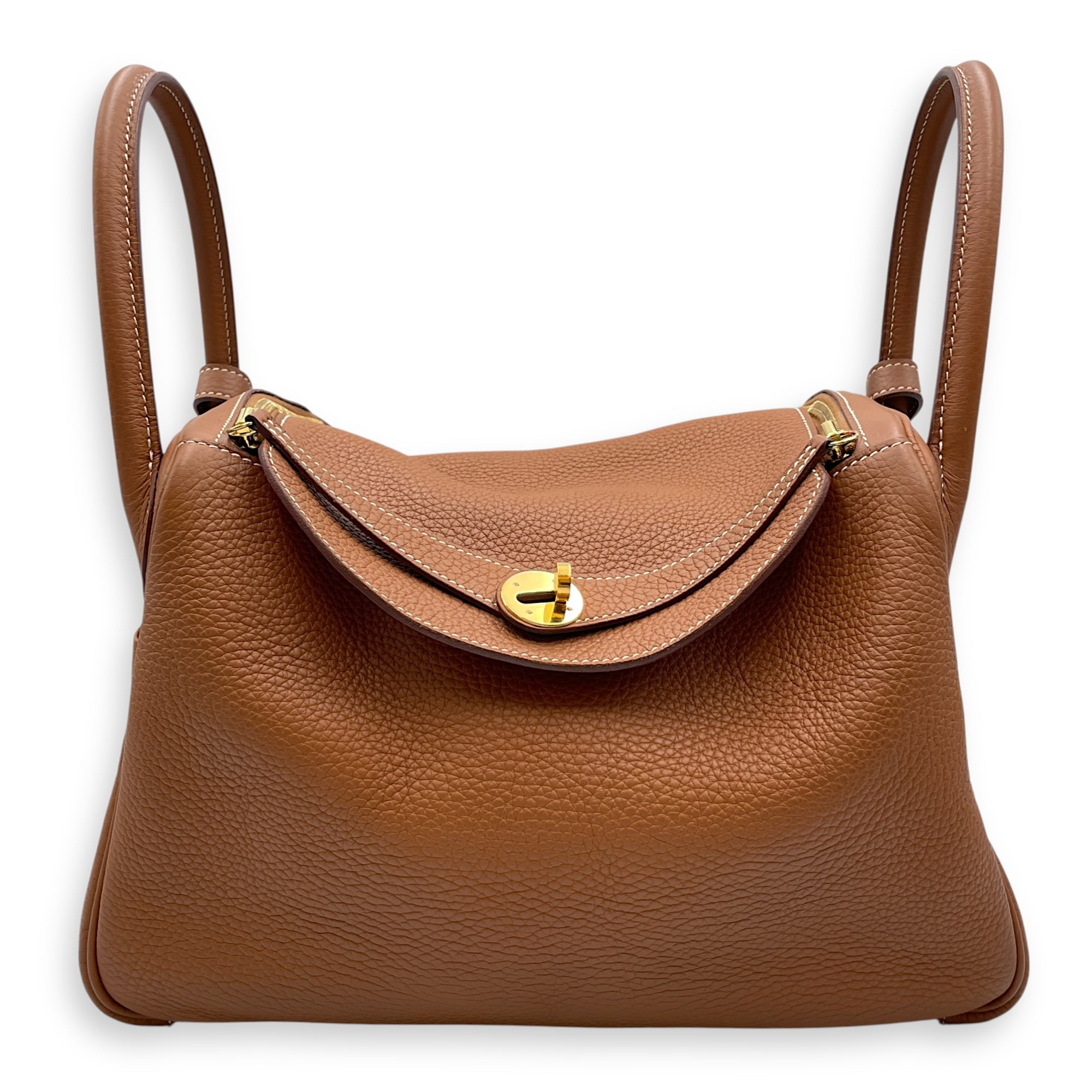Lindy Verso 30 Rouge tomate in Clemence, Gold hardware