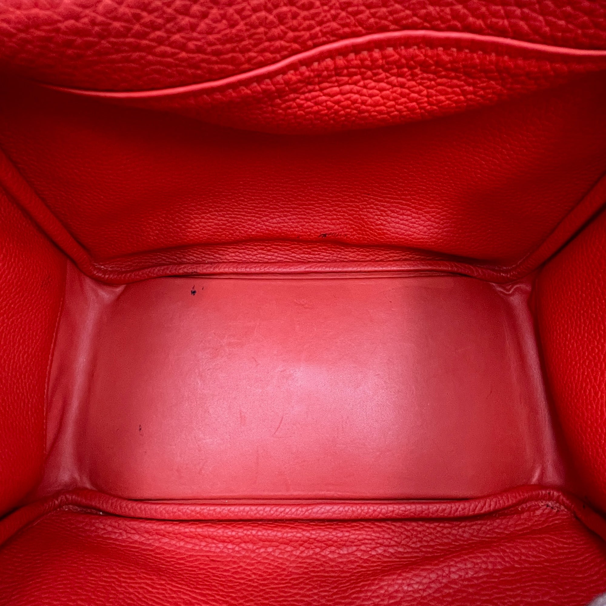 Lindy Verso 30 Rouge tomate in Clemence, Gold hardware