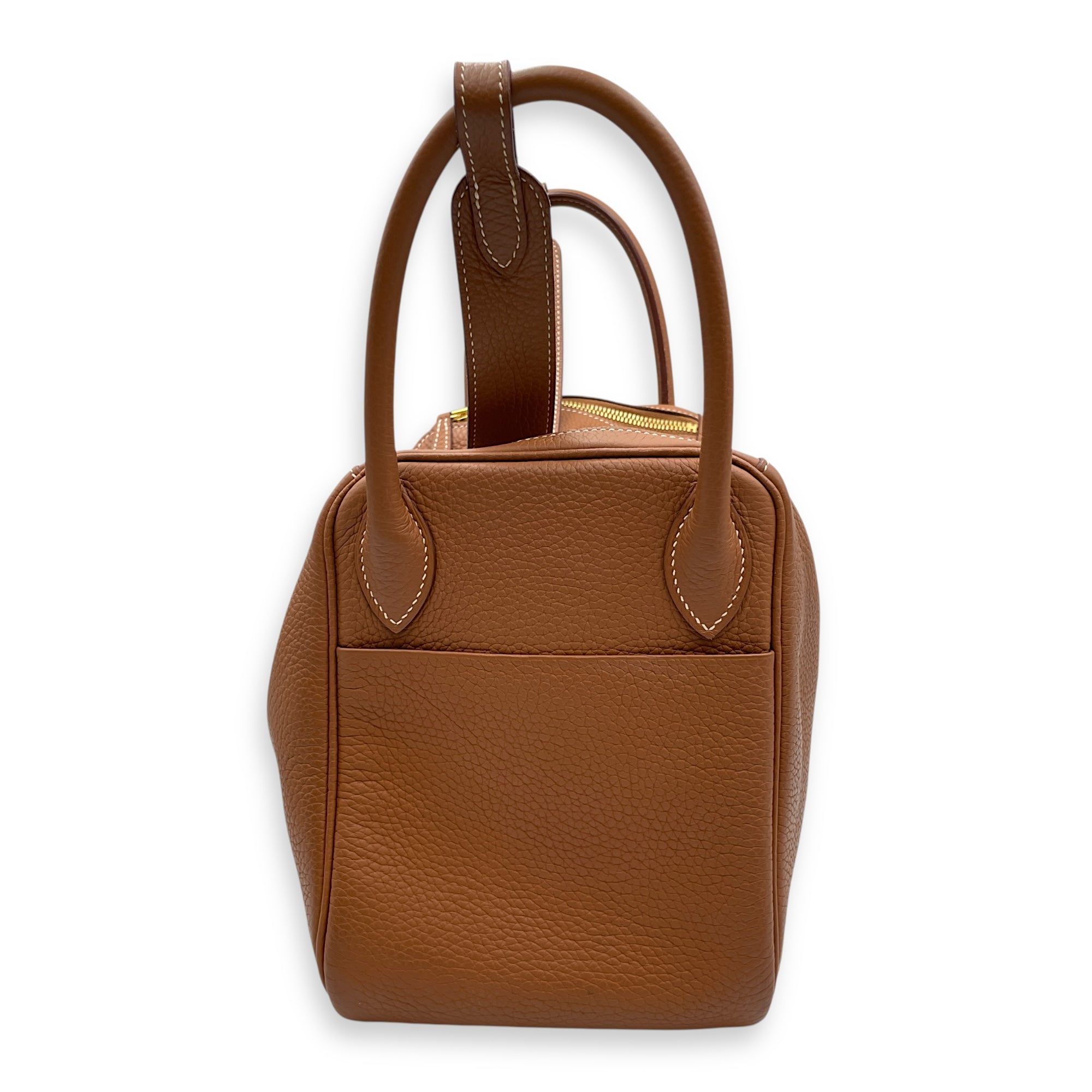 Lindy Verso 30 Rouge tomate in Clemence, Gold hardware