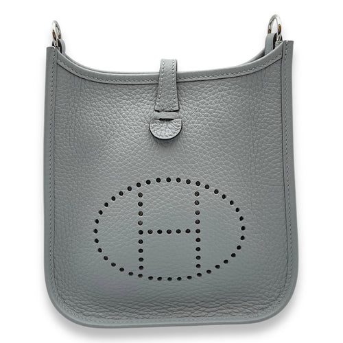 Evelyne Mini Gris Patin in Clemence, Palladium hardware