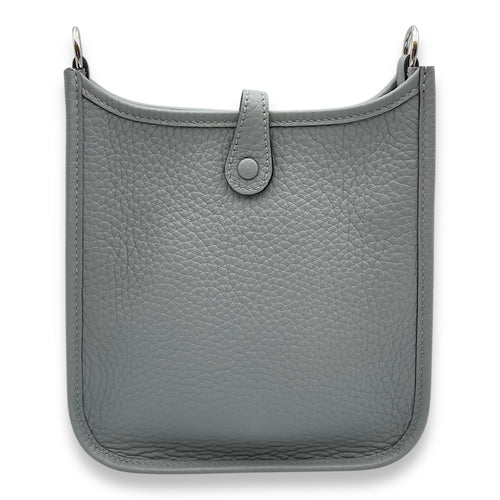 Evelyne Mini Gris Patin in Clemence, Palladium hardware