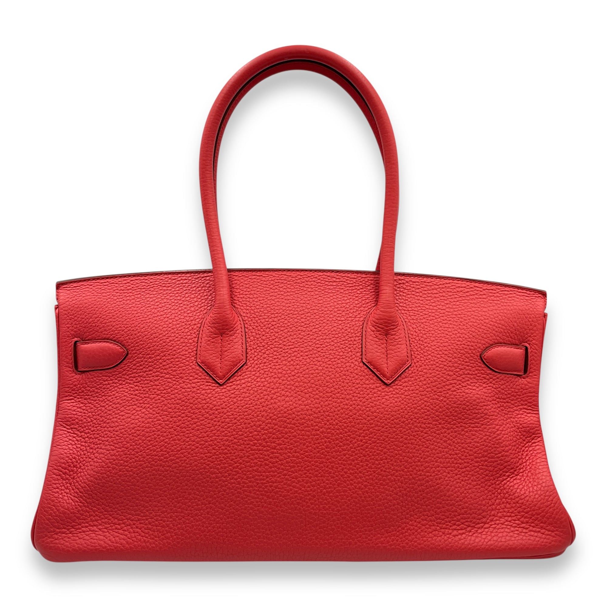 Shoulder Birkin 42 Bougainvillier in Clemence, Palladium hardware