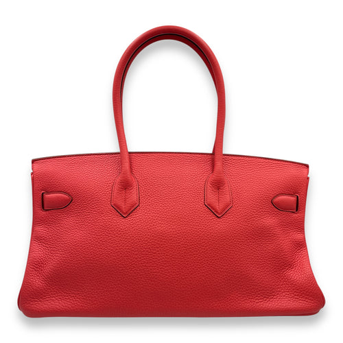Shoulder Birkin 42 Bougainvillier in Clemence, Palladium hardware