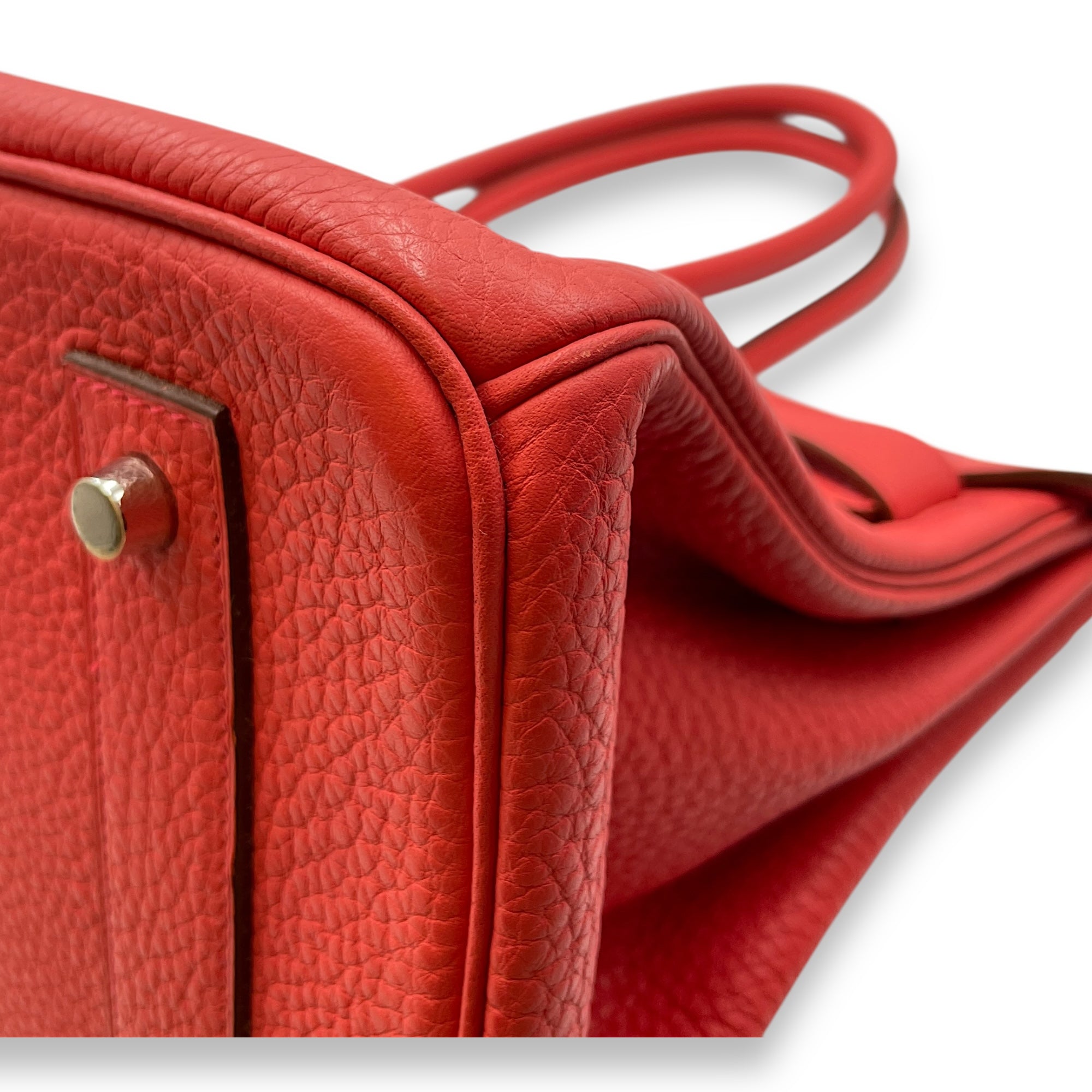 Shoulder Birkin 42 Bougainvillier in Clemence, Palladium hardware