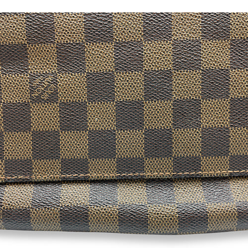 Trevi Damier PM Brown Shoulder bag in Canvas, Gold hardware