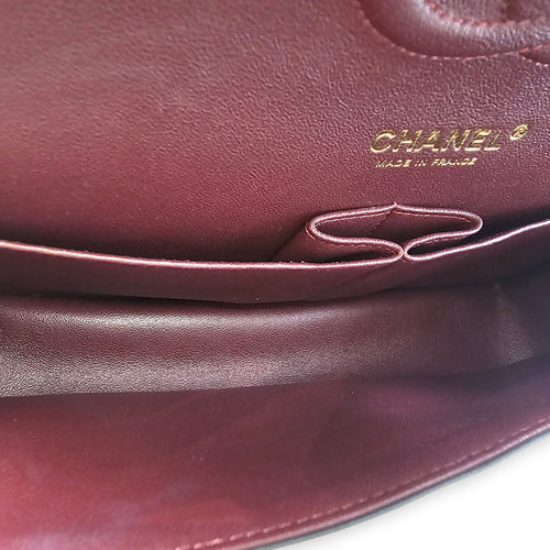 Quilted CC Classic Flap (DF) Medium Black Shoulder Bag in Lambskin Gold hardware CL2508-15168 14