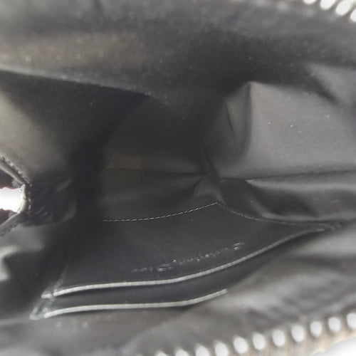 Travel Multifunctional Blue Pouch in Toile de jouy technical fabric, Gunmetal hardware