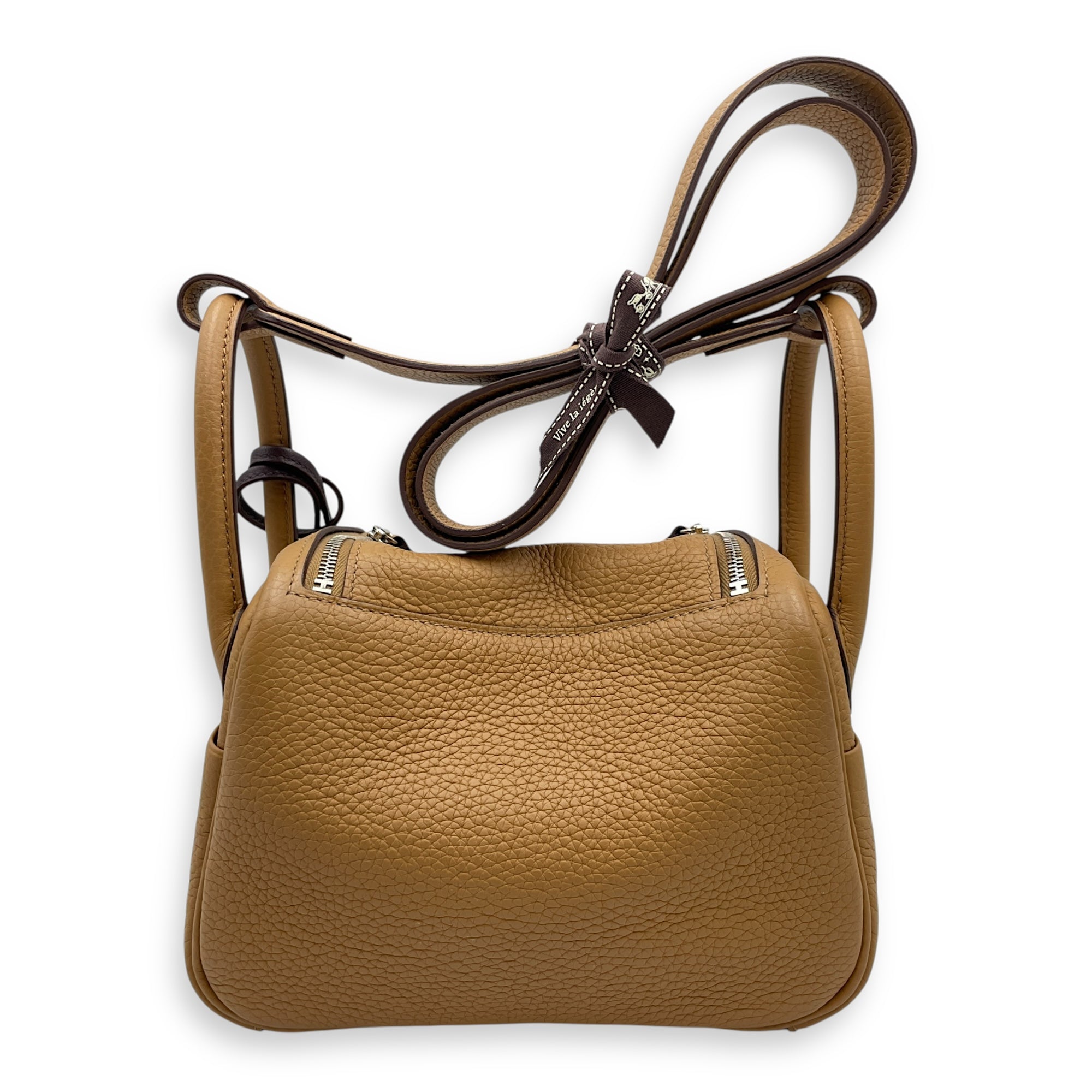 Lindy Mini Biscuit in Clemence, Palladium hardware