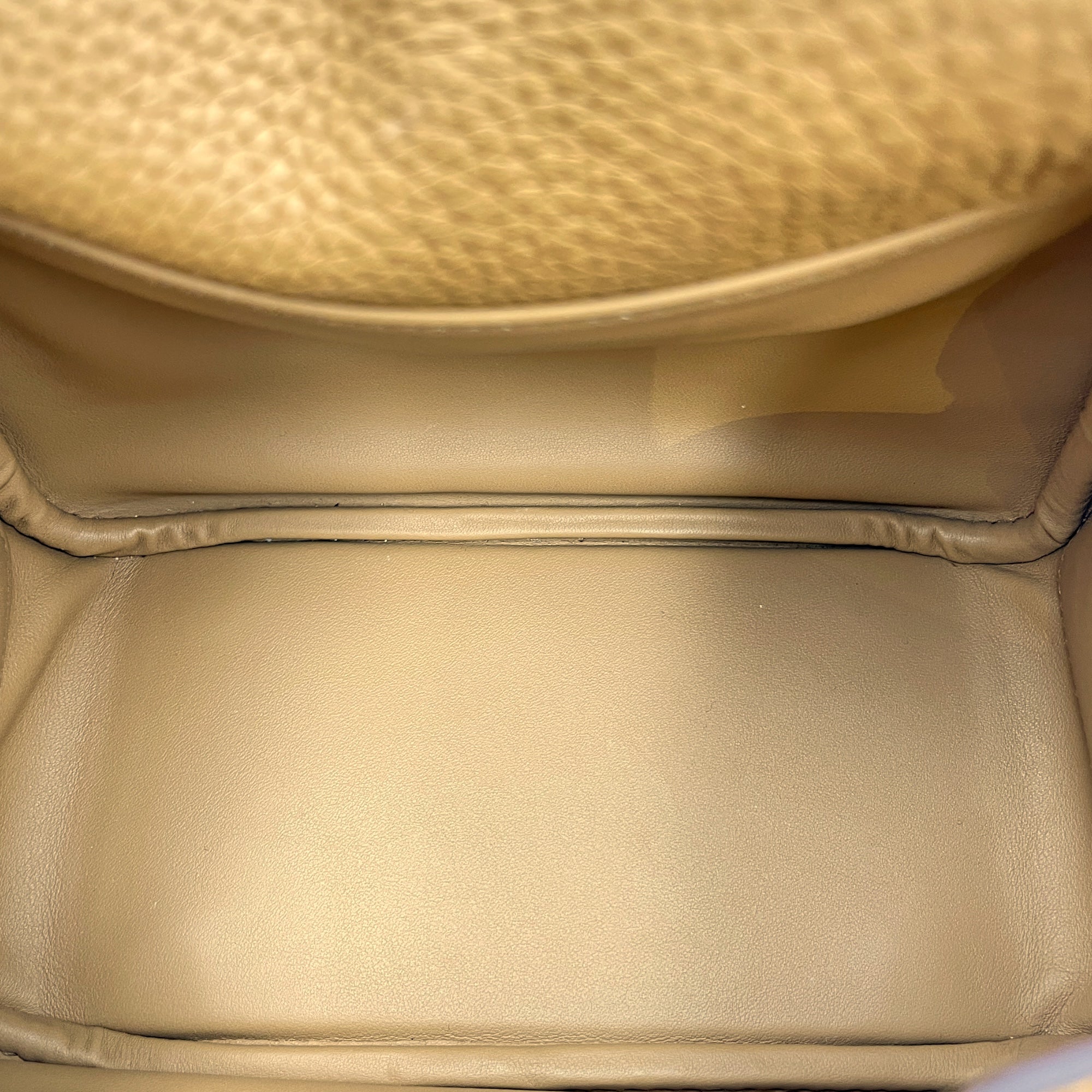Lindy Mini Biscuit in Clemence, Palladium hardware
