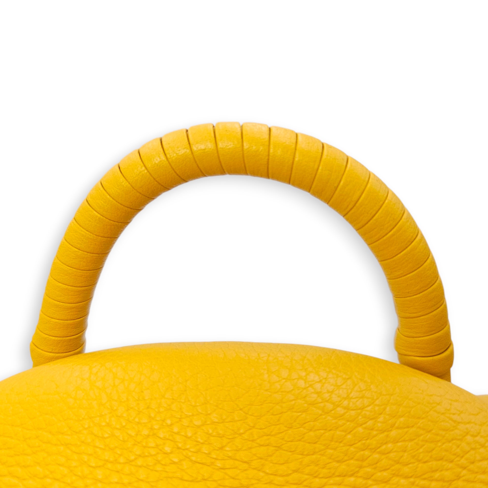 Monogram Back Up 21 Yellow Backpack in Calfskin, Gold hardware