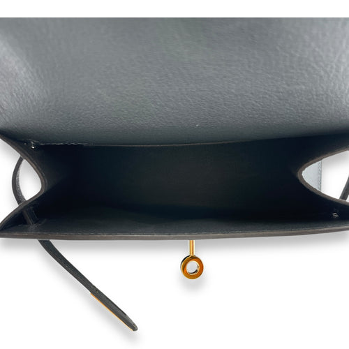 Kelly Desordre 20 Gris Misty in Epsom, Permabrass hardware