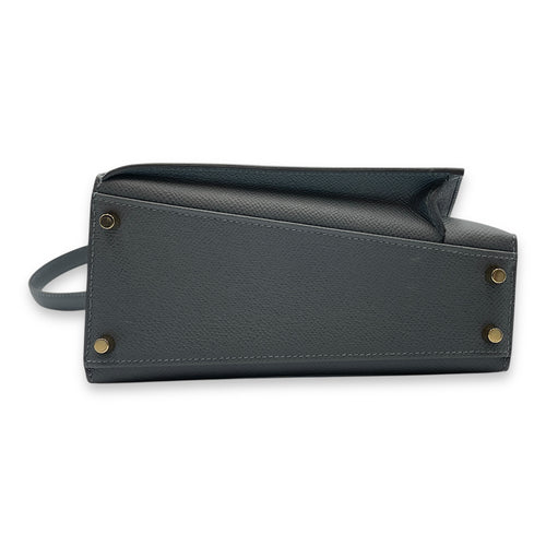 Kelly Desordre 20 Gris Misty in Epsom, Permabrass hardware