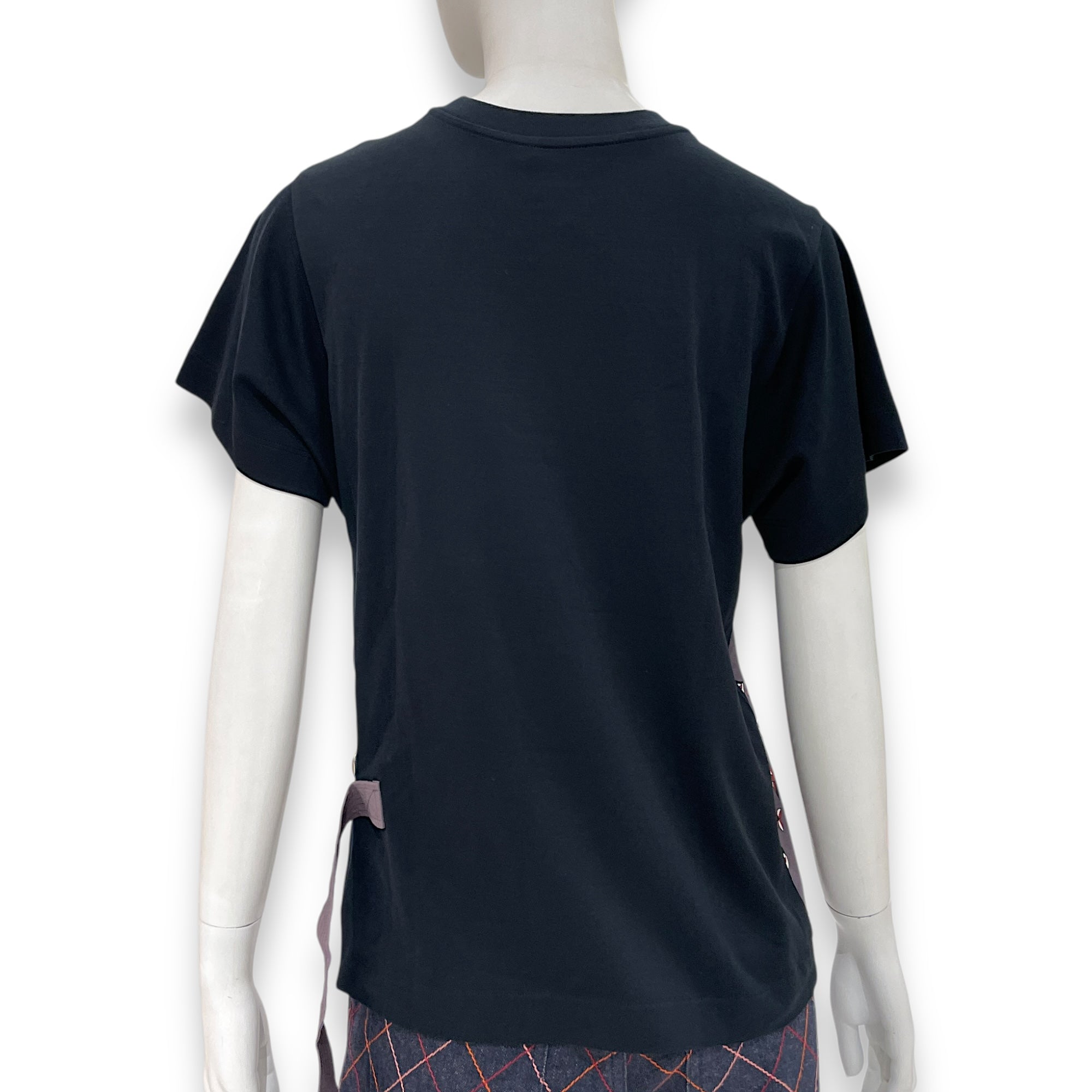 LV Colour Block Logo T shirt XS Black Ready-To-Wear in Silk/cotton