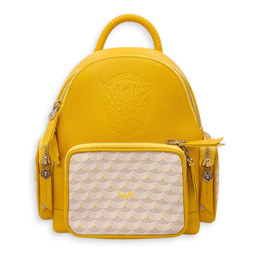 Monogram Back Up 21 Yellow Backpack in Calfskin Gold hardware CL2508-15164 1