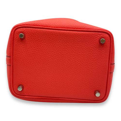 Picotin Touch 18 Rose Texas in Ostrich/Clemence, Palladium hardware