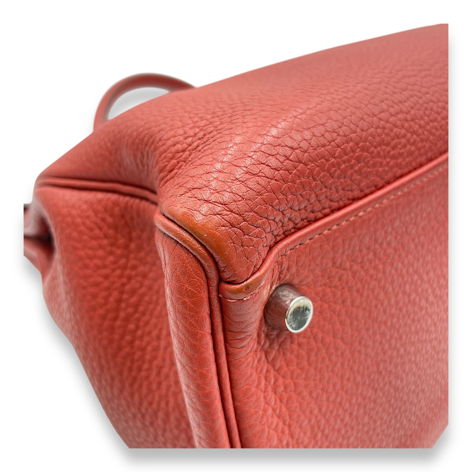 Kelly 35 Rouge Venetien in Togo, Palladium hardware