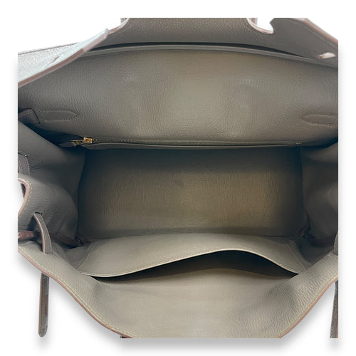 Birkin 35 Etain in Togo, Gold hardware