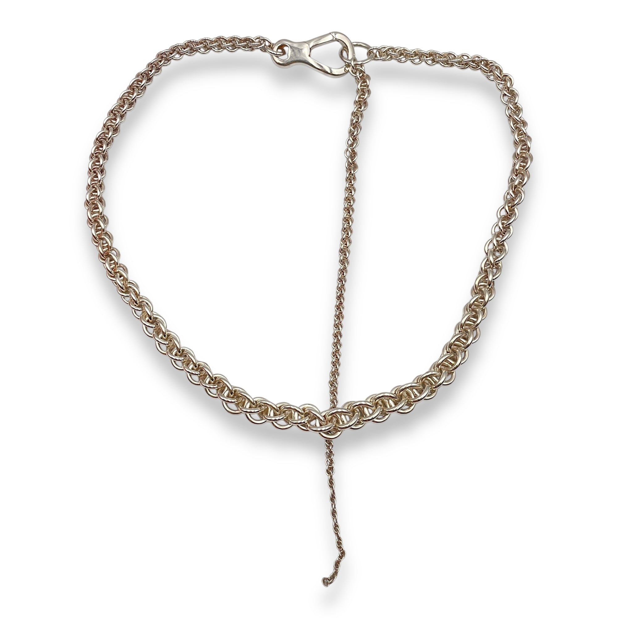 Atalante Necklace, Silver hardware
