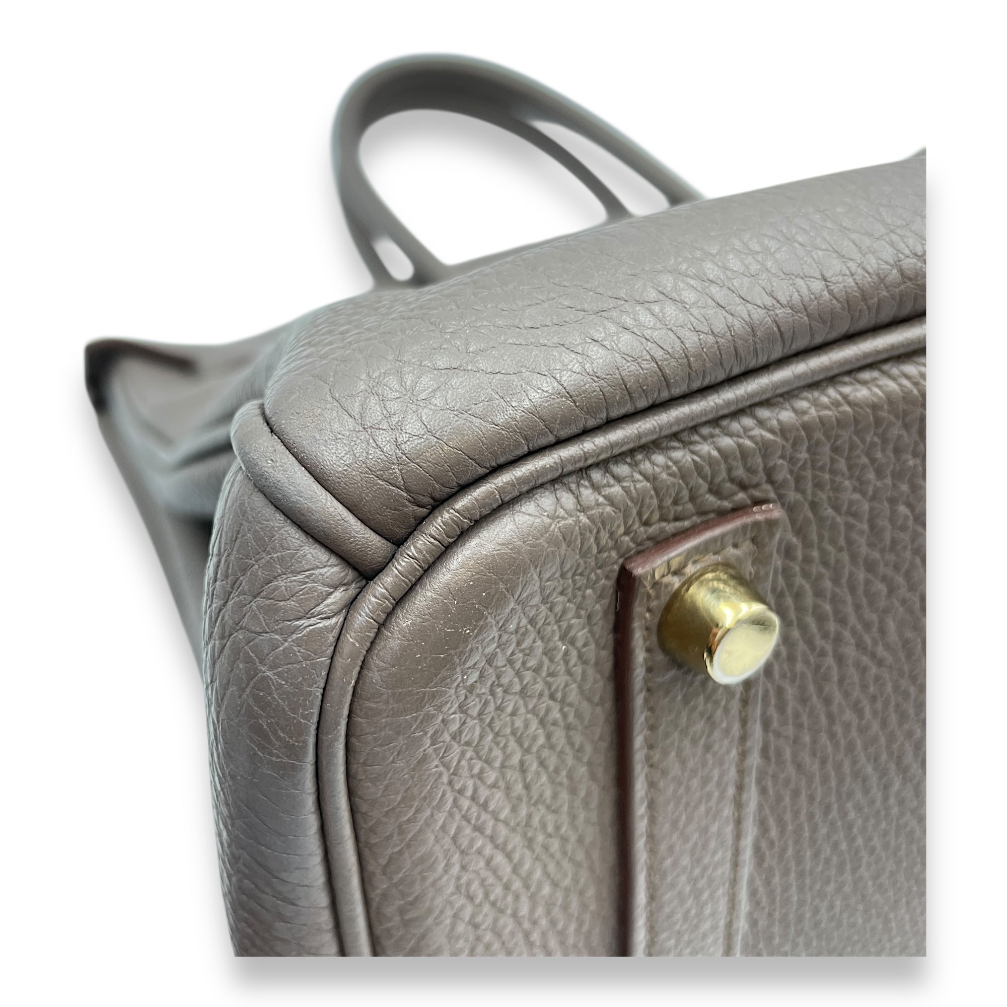 Birkin 35 Etain in Togo, Gold hardware