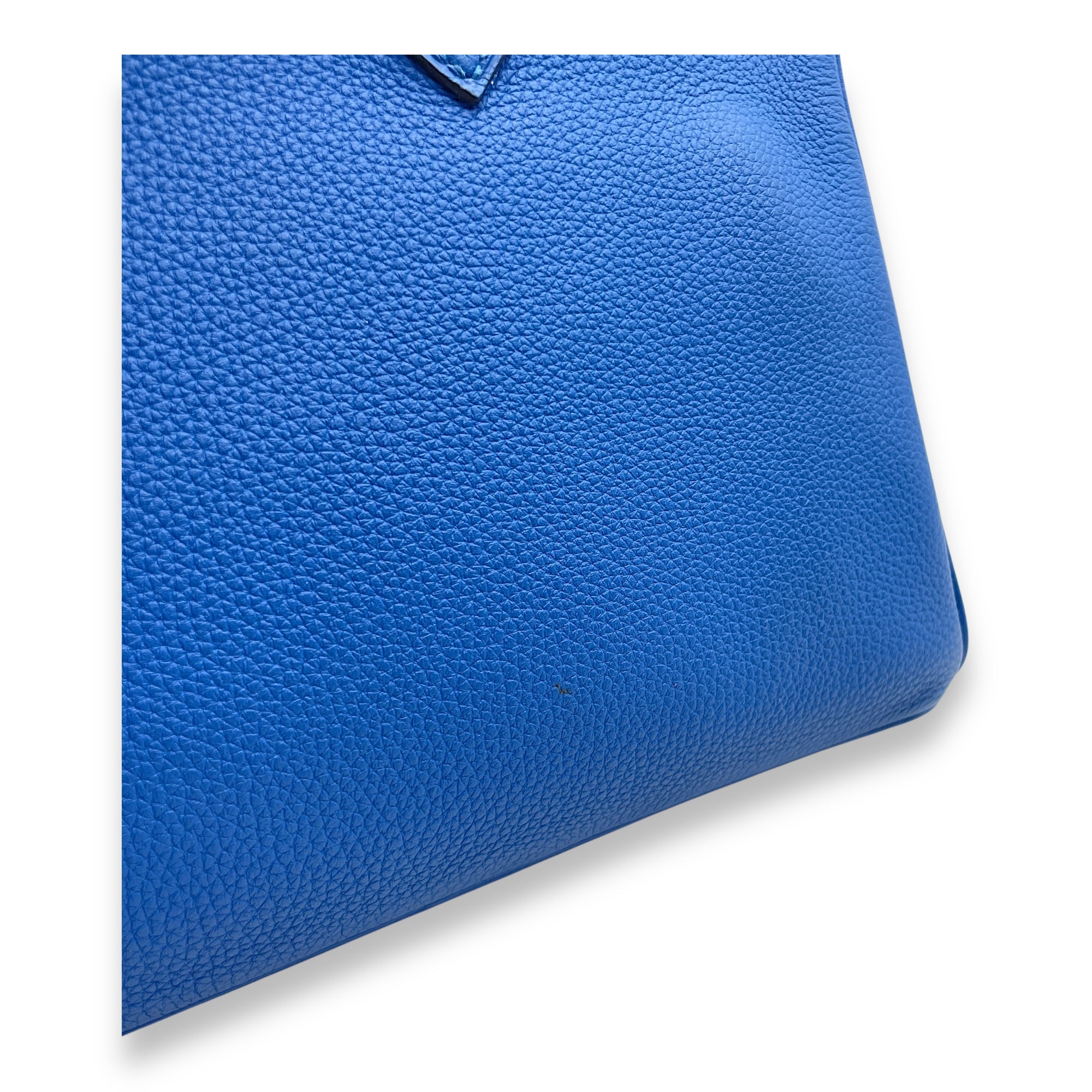 Birkin 25 Blue Zellige in Togo, Gold hardware