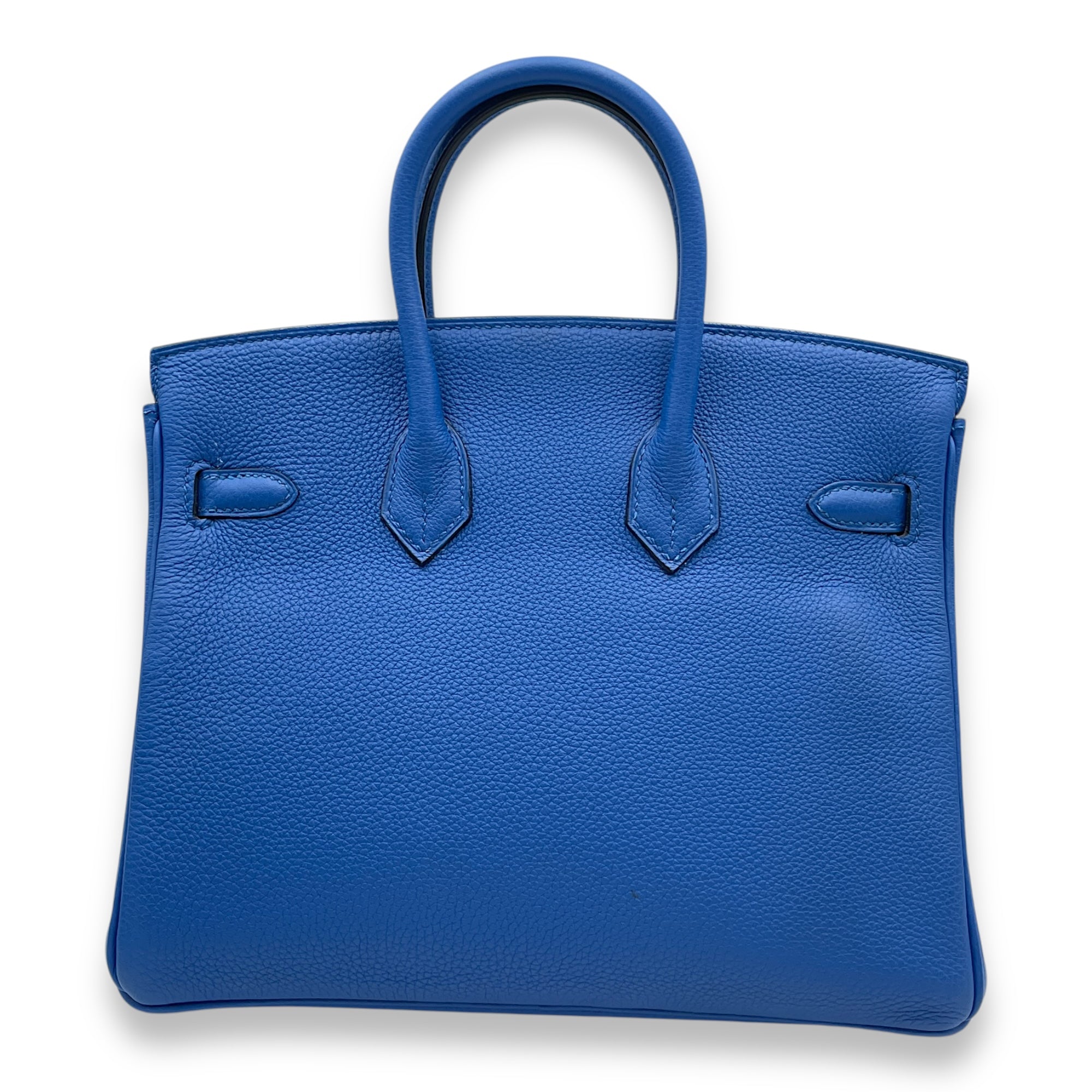 Birkin 25 Blue Zellige in Togo, Gold hardware