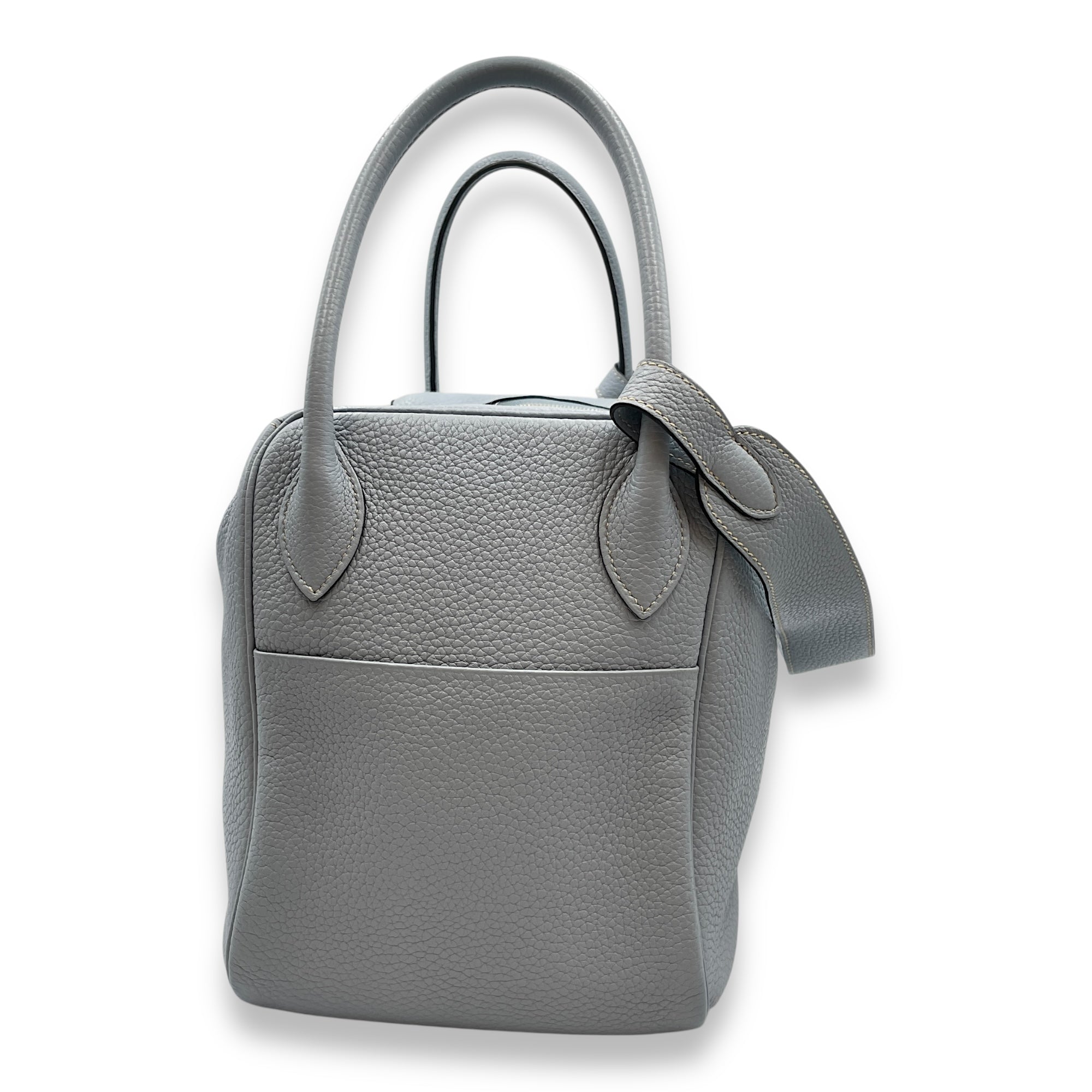 Lindy 34 Blue Lin in Clemence Palladium hardware CL2508-15065 3