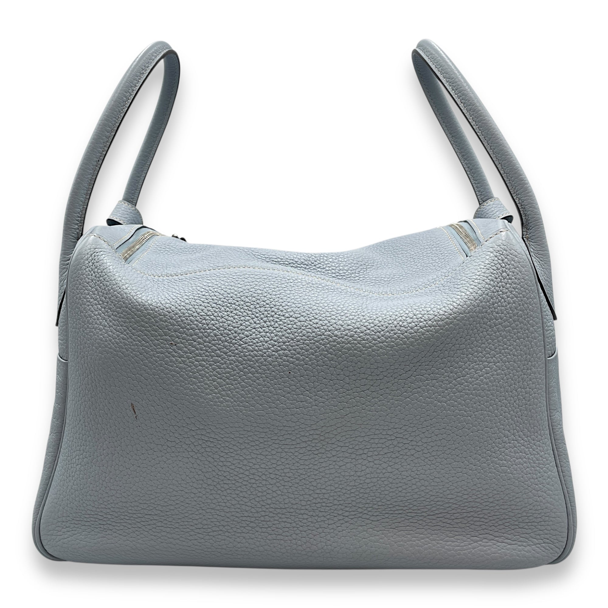 Lindy 34 Blue Lin in Clemence Palladium hardware CL2508-15065 2